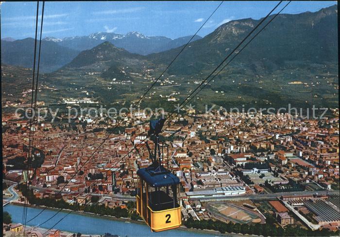 Trento Panorama Kabinenbahn Seilbahn Alpenpanorama
