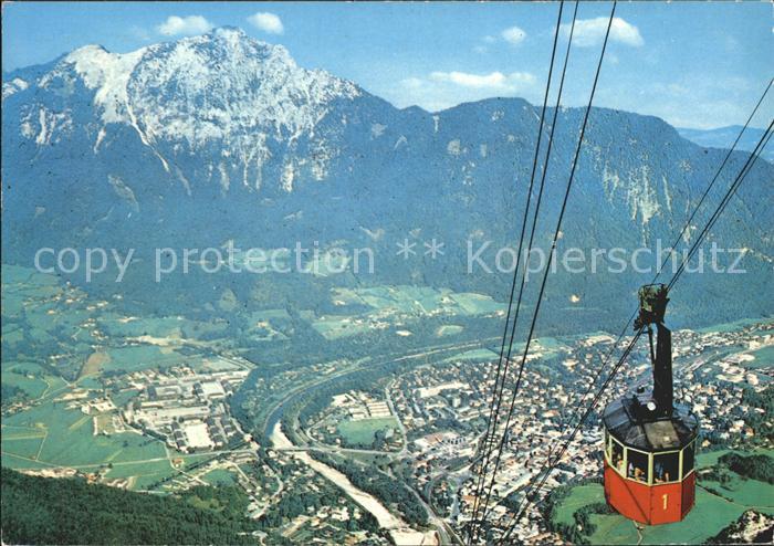 Bad Reichenhall Predigtstuhlbahn Seilbahn Hochstaufen Chiemgauer Alpen