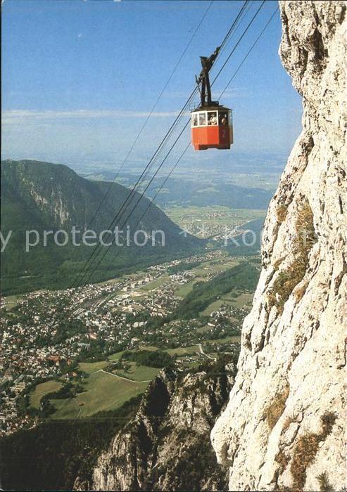 Bad Reichenhall Predigtstuhlbahn Seilbahn Gipfelstation Talblick