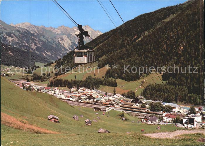 St Anton Arlberg mit Galzigbahn Seilbahn Sommerpanorama