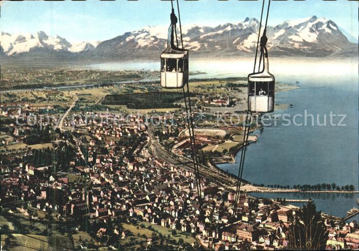 Bregenz Vorarlberg Pfaenderbahn Bergbahn Bodensee Alpenpanorama