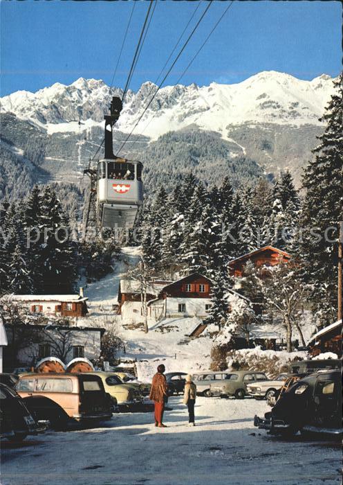 Innsbruck Blick von der Hungerburg Nordkettenbahn Seegrube Hafelekar Wintersport