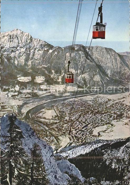 Bad Reichenhall Predigtstuhlbahn Seilbahn Hochstaufen Chiemgauer Alpen