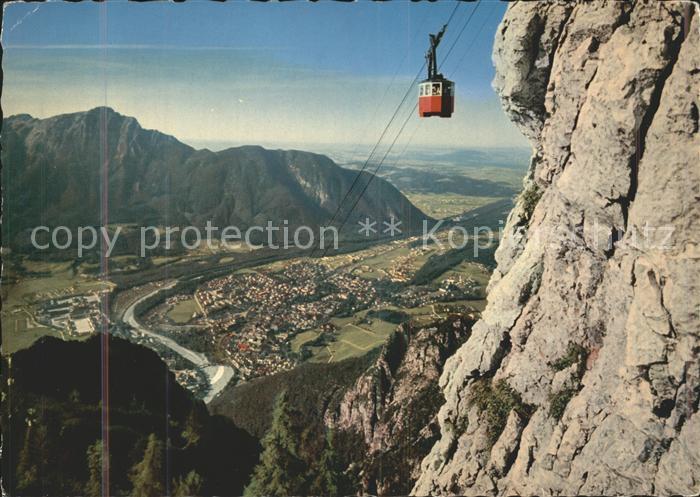 Bad Reichenhall Predigtstuhlbahn Seilbahn Talblick Sommerpanorama