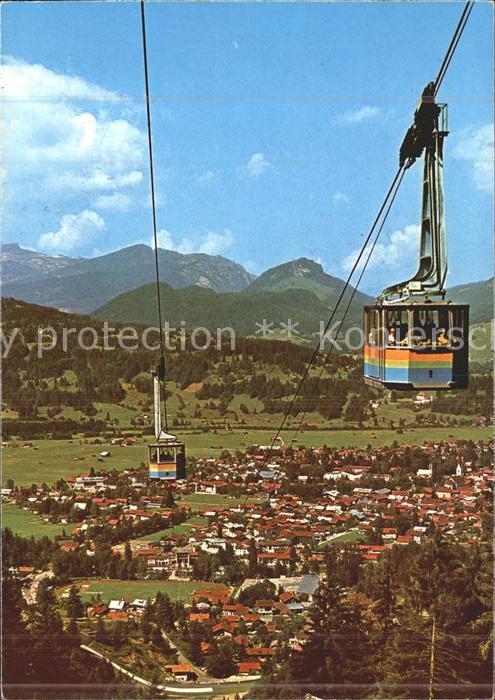 Oberstdorf Nebelhorn Grosskabinen Seilbahn Bergbahn Hoher Ifen Sommerpanorama