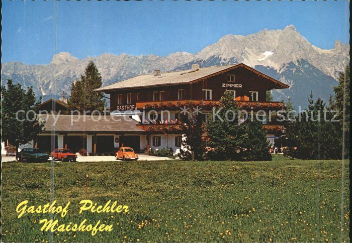 Maishofen Gasthof Pension Pichler Sommerpanorama Alpen