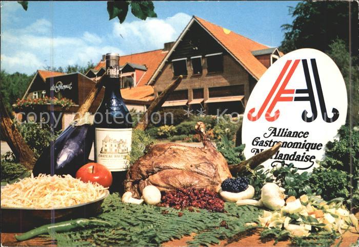 Apeldoorn Restaurant De Echoput Speisetafel Wein