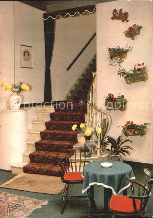 Westerland Sylt Hotel Kiefer Grillrestaurant Treppenaufgang Nordseeheilbad