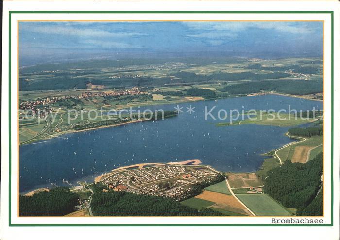 Absberg Kleiner Brombachsee Campingplatz Langlau Fliegeraufnahme