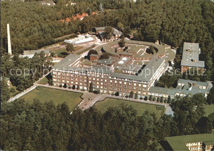 Bad Bramstedt Neues Kurhaus Solbad Moorbad Fliegeraufnahme