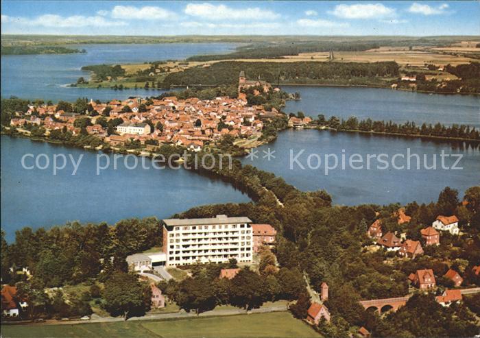 Ratzeburg Schleswig-Holstein Inselstadt Lauenburgische Seen Fliegeraufnahme