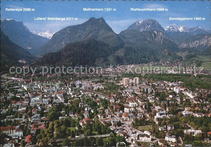 Bad Reichenhall Weltkurort Bayerische Alpen Fliegeraufnahme