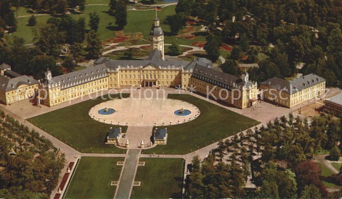 Karlsruhe Schloss Fliegeraufnahme