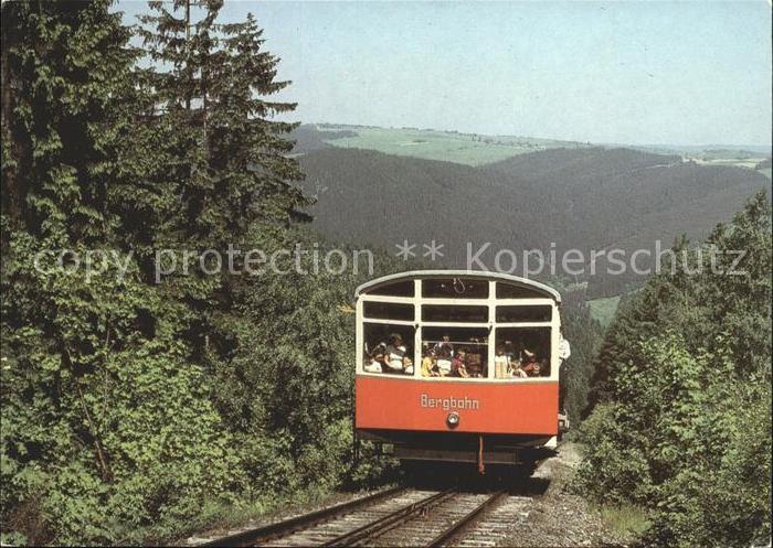 Lichtenhain Bergbahn Bergbahn Panorama Thueringer Wald