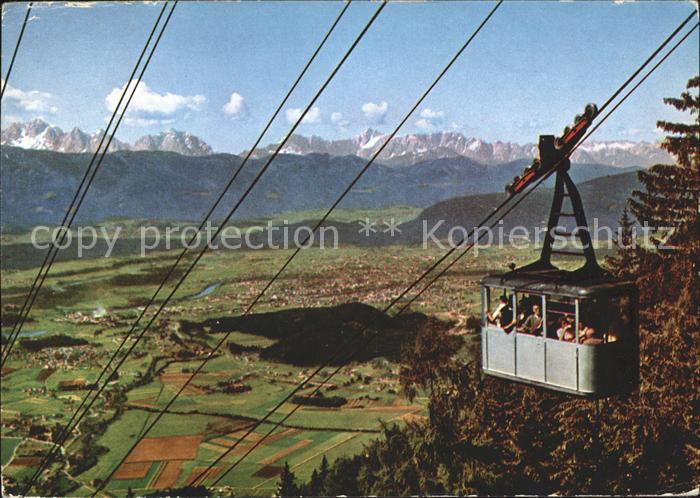 Villach Kaernten Kanzel-Seilbahn Julische Alpen