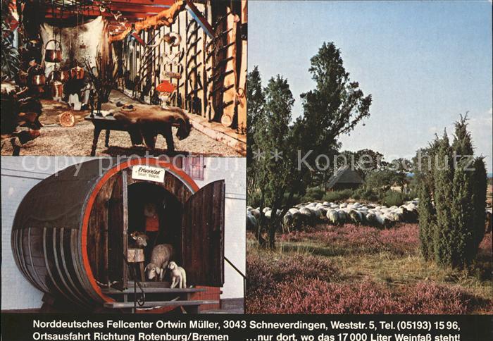 Schneverdingen Norddeutsches Fellcenter Weinfass