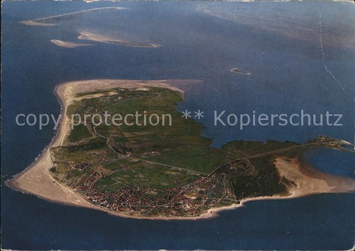 BORKUM Nordseebad Niedersachsen Fliegeraufnahme
