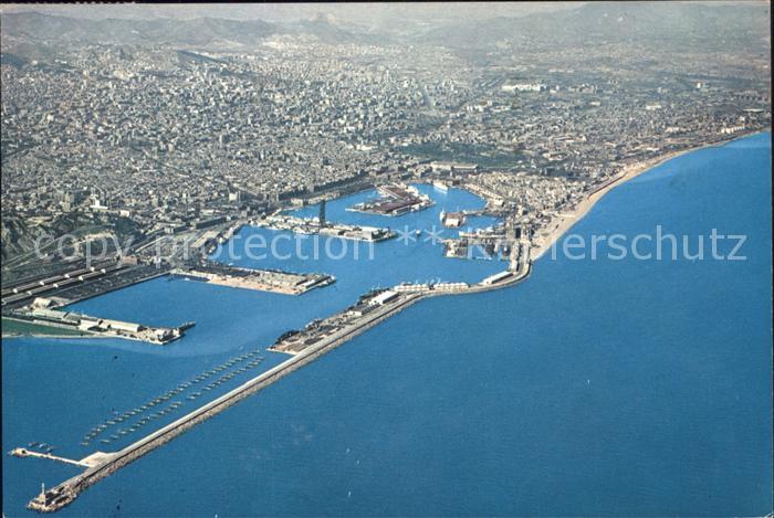 Barcelona Cataluna Vista aerea Puerto Fliegeraufnahme