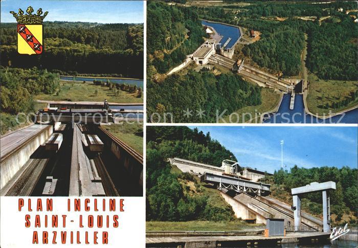Saint-Louis Moselle Canal de la Marne au Rhin Plan incline