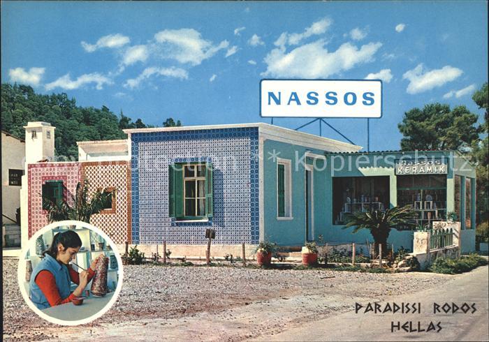 Rhodos Rhodes aegaeis Paradissi Keramisches Atelier