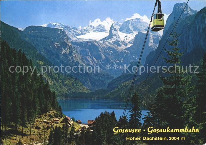 Hoher Dachstein Gosausee Gosaukamm-Seilbahn