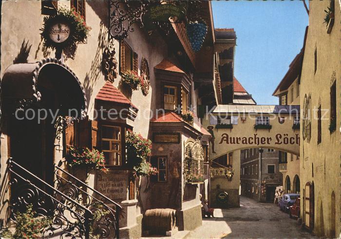 Kufstein Tirol Roemerhofgasse Gaststaette Auracher Loechl