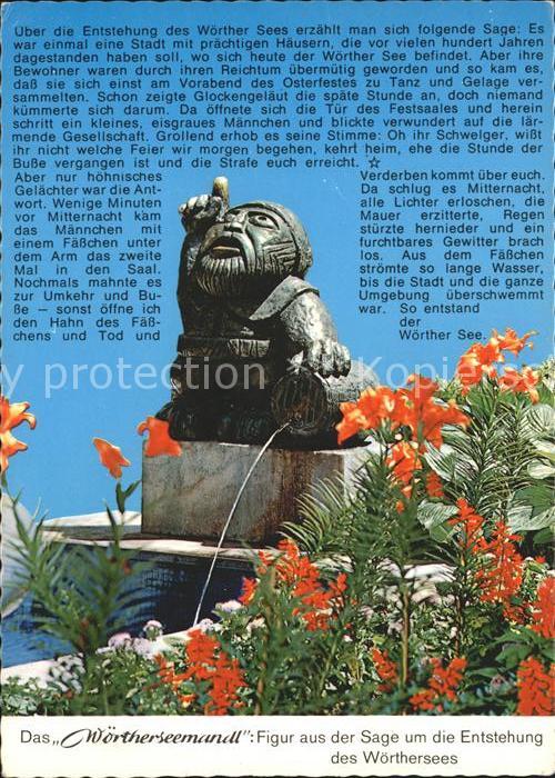 Klagenfurt Woerthersee Fussgeherzone Kramergasse Woerthersee-Mandl Sage