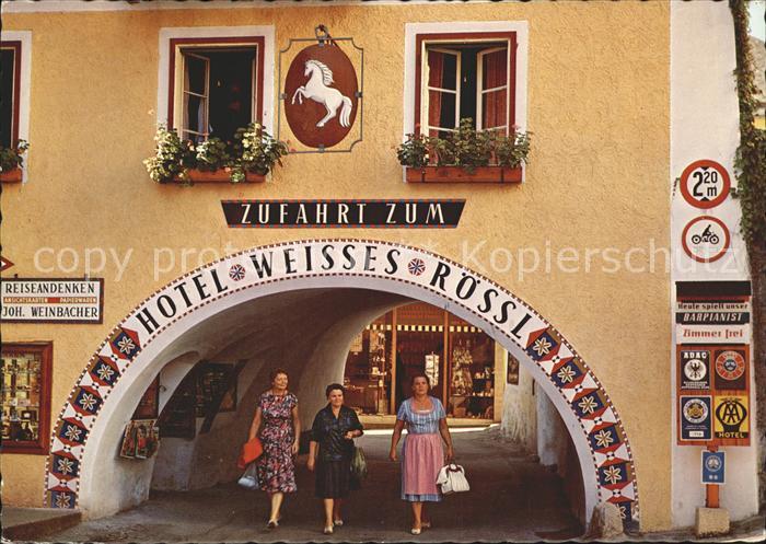 St Wolfgang Wolfgangsee Hotel weisses Roessl