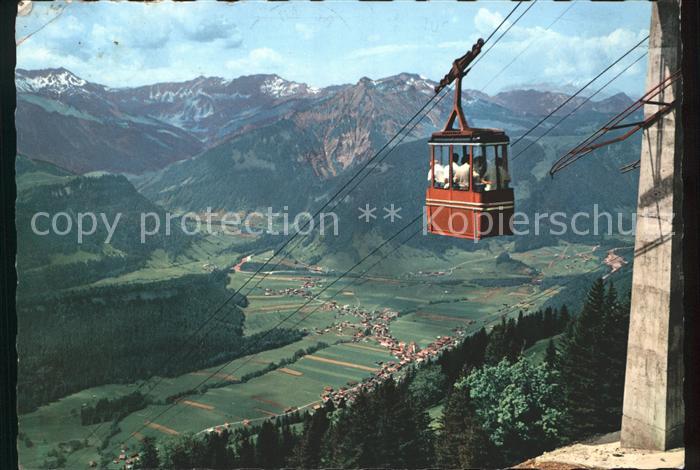 Bezau Vorarlberg Seilbahn Sonderdach