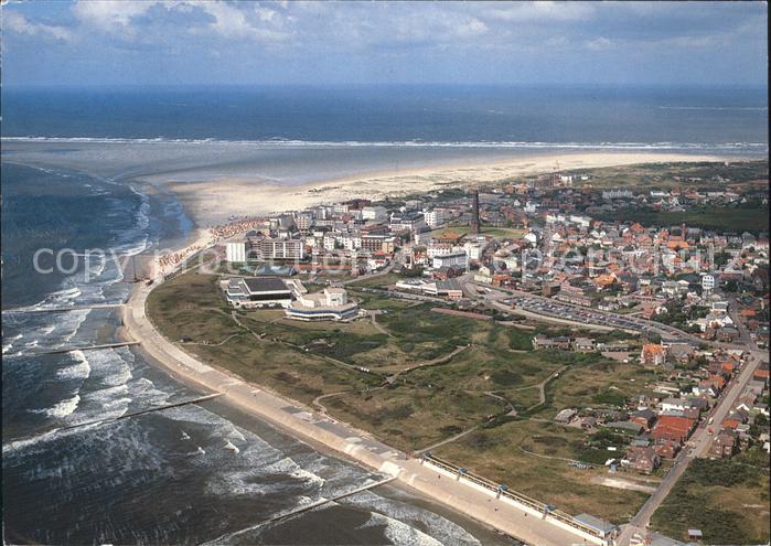 BORKUM Nordseebad Niedersachsen Suedstrand Fliegeraufnahme