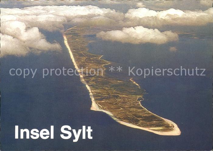 Insel Sylt Fliegeraufnahme