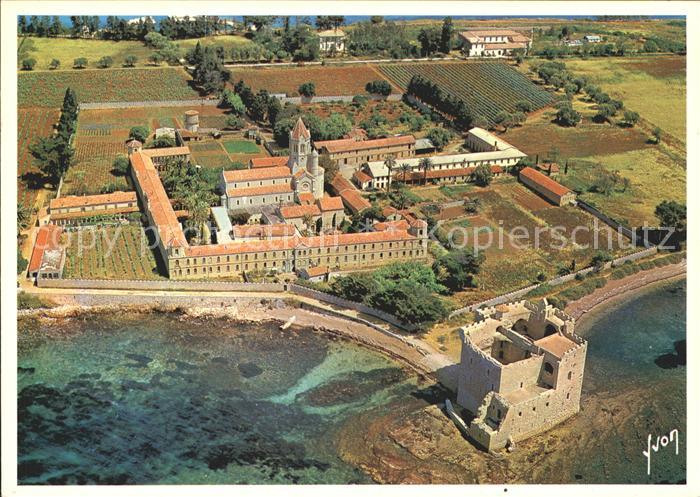 Ile Saint-Honorat Alpes Maritimes Le Monastere Vue aerienne Fliegeraufnahme