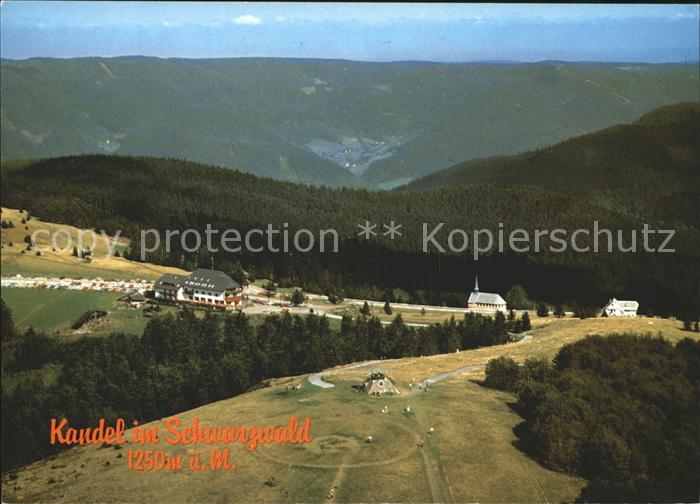 Kandel Waldkirch Breisgau Berghotel Kandel Fliegeraufnahme