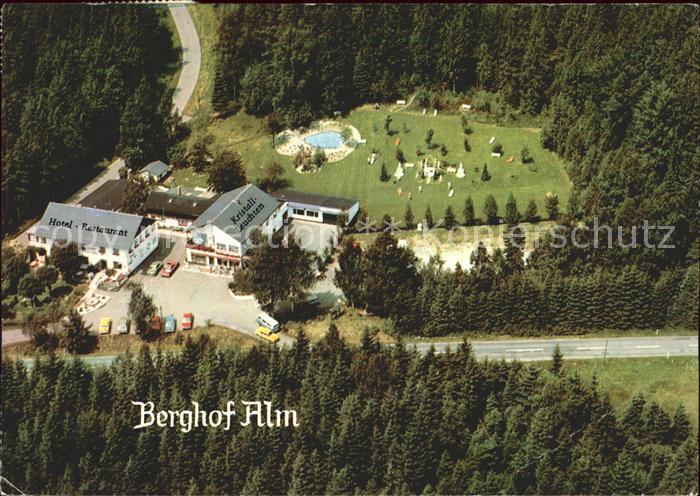 Kulmain Berghof Alm Fliegeraufnahme