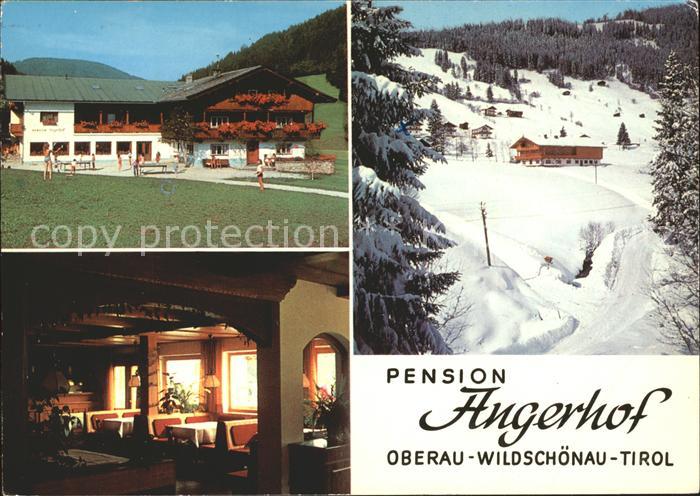 Oberau Tirol Wildschoenau Pension Angerhof