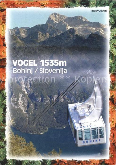 Bohinj Vogel Seilbahn Triglav