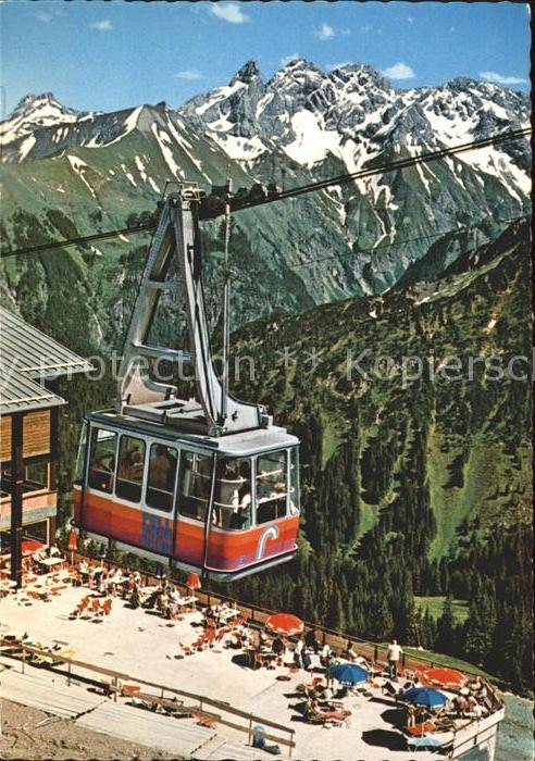 Oberstdorf Birgsautal Fellhorn-Seilbahn Kratzer Trettachspitze Bockkarkopf