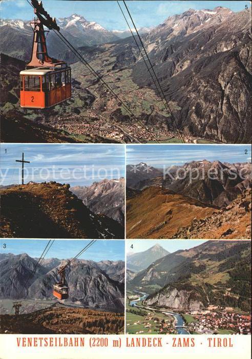 Landeck Tirol Zams Venet-Seilbahn Parseiergruppe Grabberggipfel Sanatorium