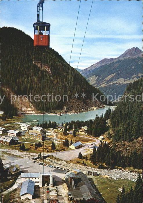 Seilbahn Weisssee Enzingerboden Stubachtal Lerchwand