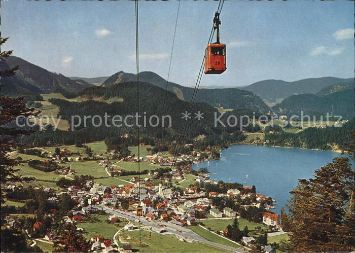 St Gilgen Salzkammergut Wolfgangsee Seilbahn zum Zwoelfer-Horn