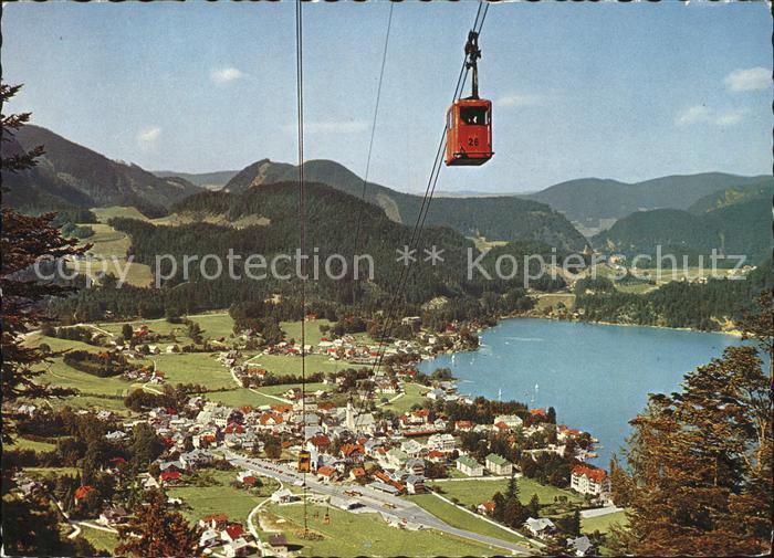 St Gilgen Salzkammergut Wolfgangsee Seilbahn zum Zwoelfer-Horn