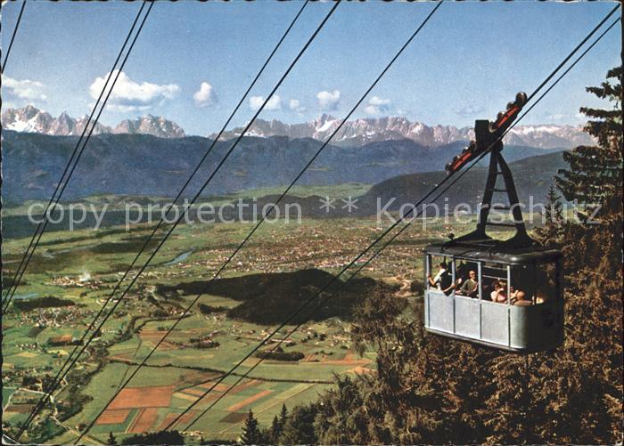 Villach Kaernten Kanzel-Seilbahn Julische Alpen