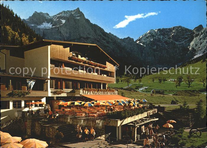 Hinterriss Tirol Alpengasthof Eng am Grossen Ahornboden