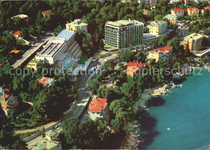 Opatija Abbazia Hotel Adriatic Fliegeraufnahme