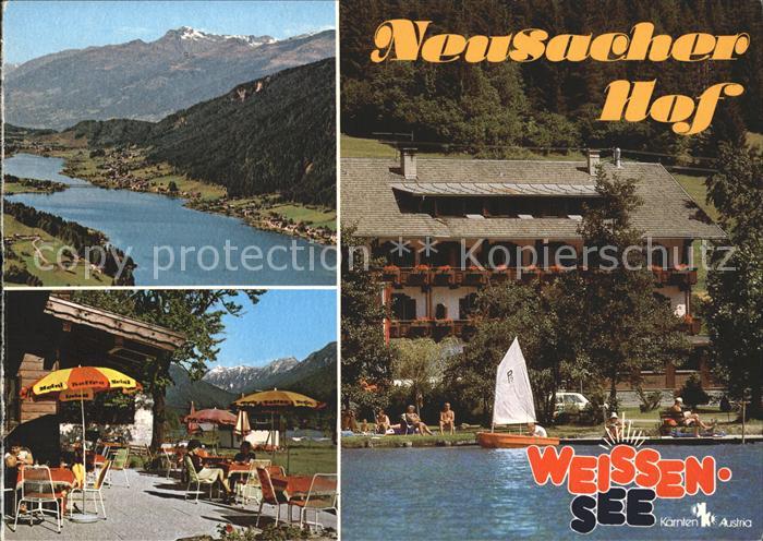 Techendorf Weissensee Neusacher Hof Hotel Terrasse Alpenpanorama