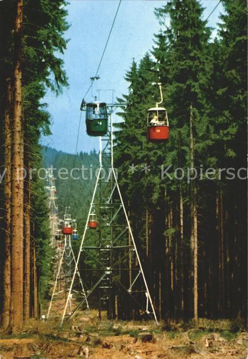 Braunlage Harz Seilbahn Hoehenluftkurort und Wintersportplatz