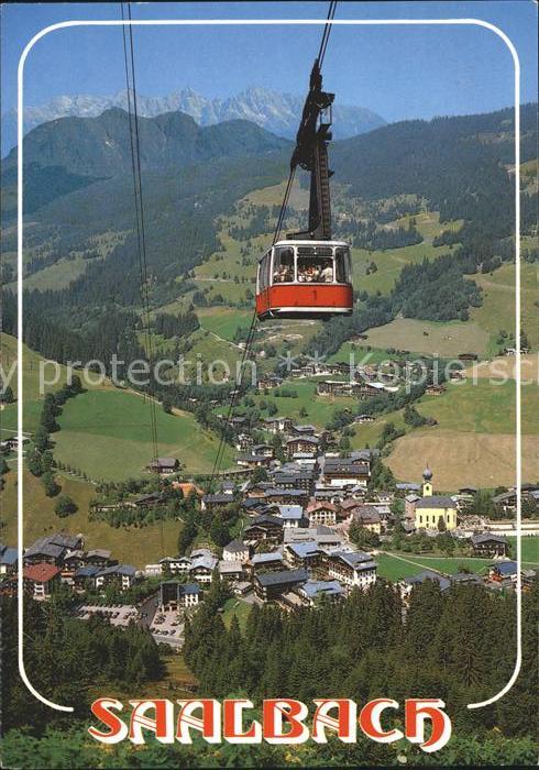 Saalbach-Hinterglemm Seilbahn zum Schattberg Hoehenluftkurort Sommerpanorama