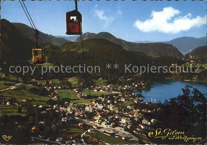 St Gilgen Salzkammergut Gondelbahn zum Zwoelferhorn Alpenpanorama