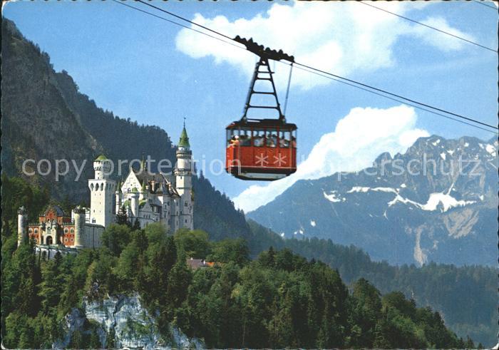 Schwangau Tegelbergbahn Koenigsschloss Neuschwanstein