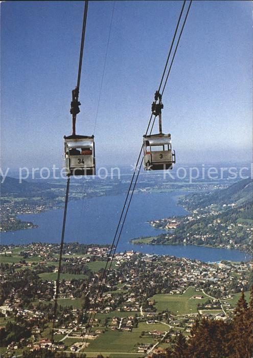 Rottach-Egern Wallbergbahn Bergbahn Panorama Tegernsee